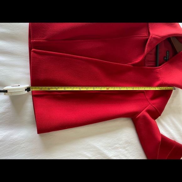 Lafayette 148 Red wool Swing Jacket - Picture 10 of 12